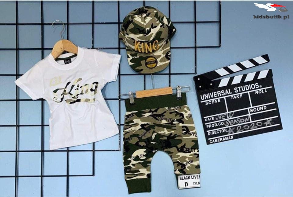 Set moro KING with cap - white Set moro KING with cap - white
