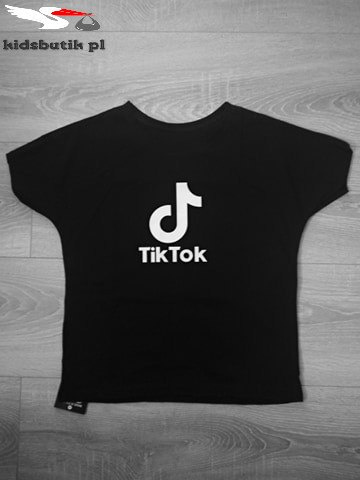 T-shirt, t-shirt TIK TOK - black T-shirt, t-shirt TIK TOK - black