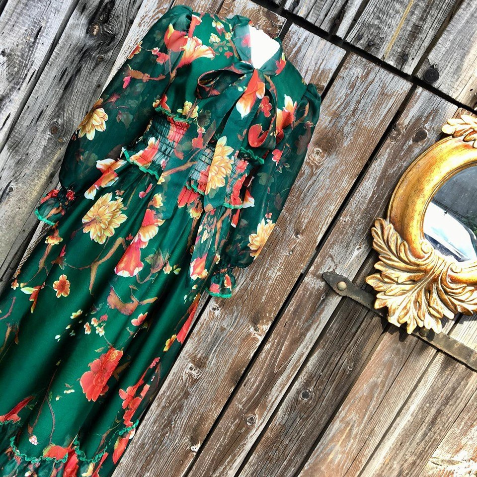 Chiffon maxi dress Floral Chiffon maxi dress Floral