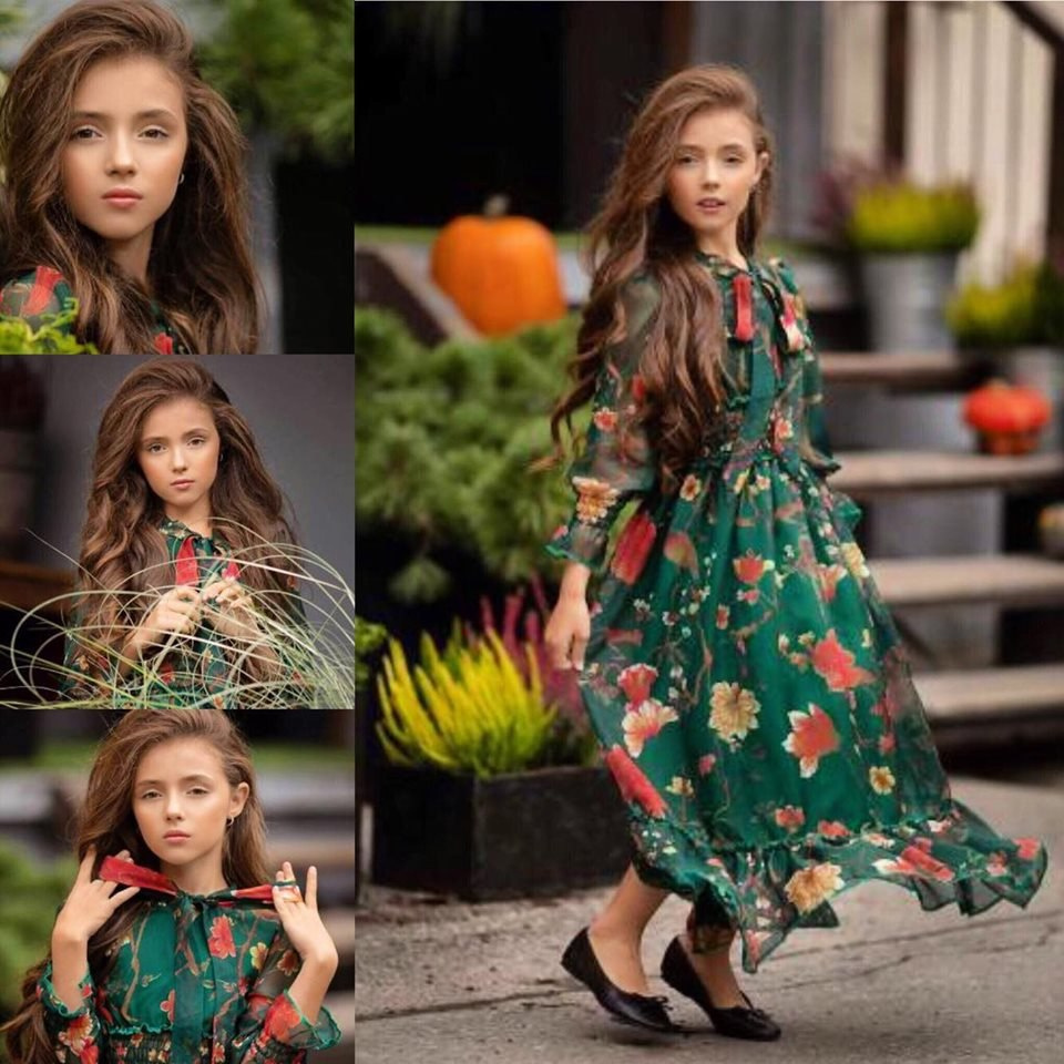 Chiffon maxi dress Floral Chiffon maxi dress Floral