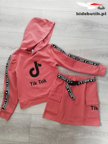 TIK TOK set with skirt - black TIK TOK set with skirt - black