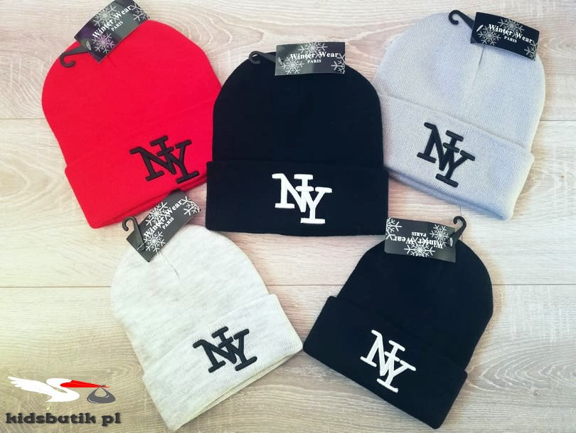 Winter Hat NY Embroidery RED Winter Hat NY Embroidery RED