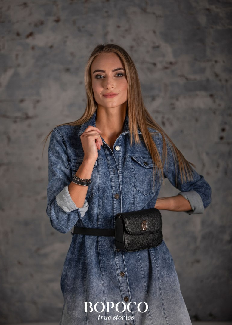 Decayed denim knitted emmier - blue Decayed denim knitted emmier - blue