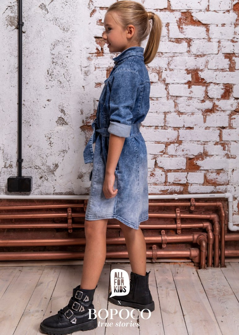 Decayed denim knitted emmier - blue Decayed denim knitted emmier - blue