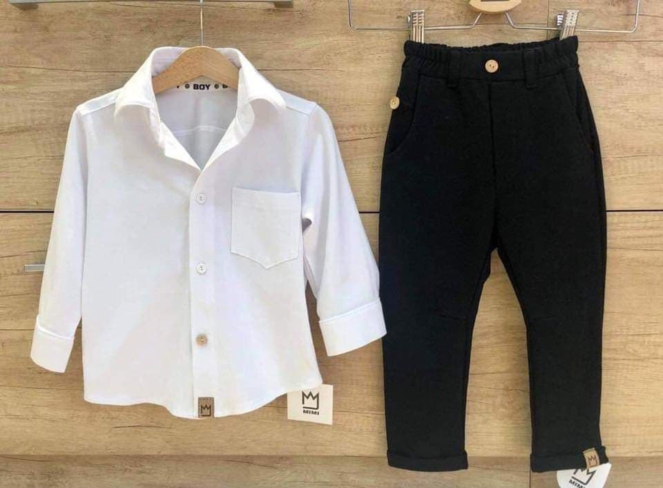 Elegant, smooth, white shirt with long sleeves Elegant, smooth, white shirt with long sleeves