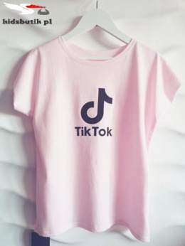 T-shirt, t-shirt TIK TOK - powder pink