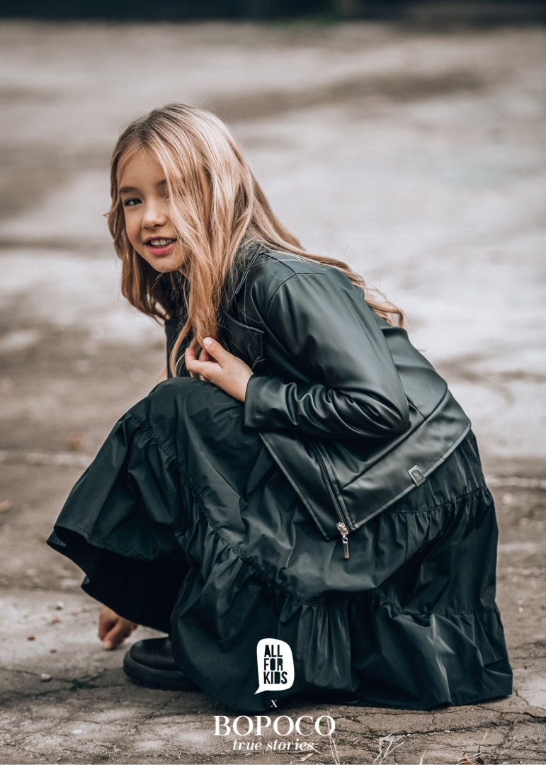 Eco leather jacket/frame with asymmetric zipper Eco leather jacket/frame with asymmetric zipper