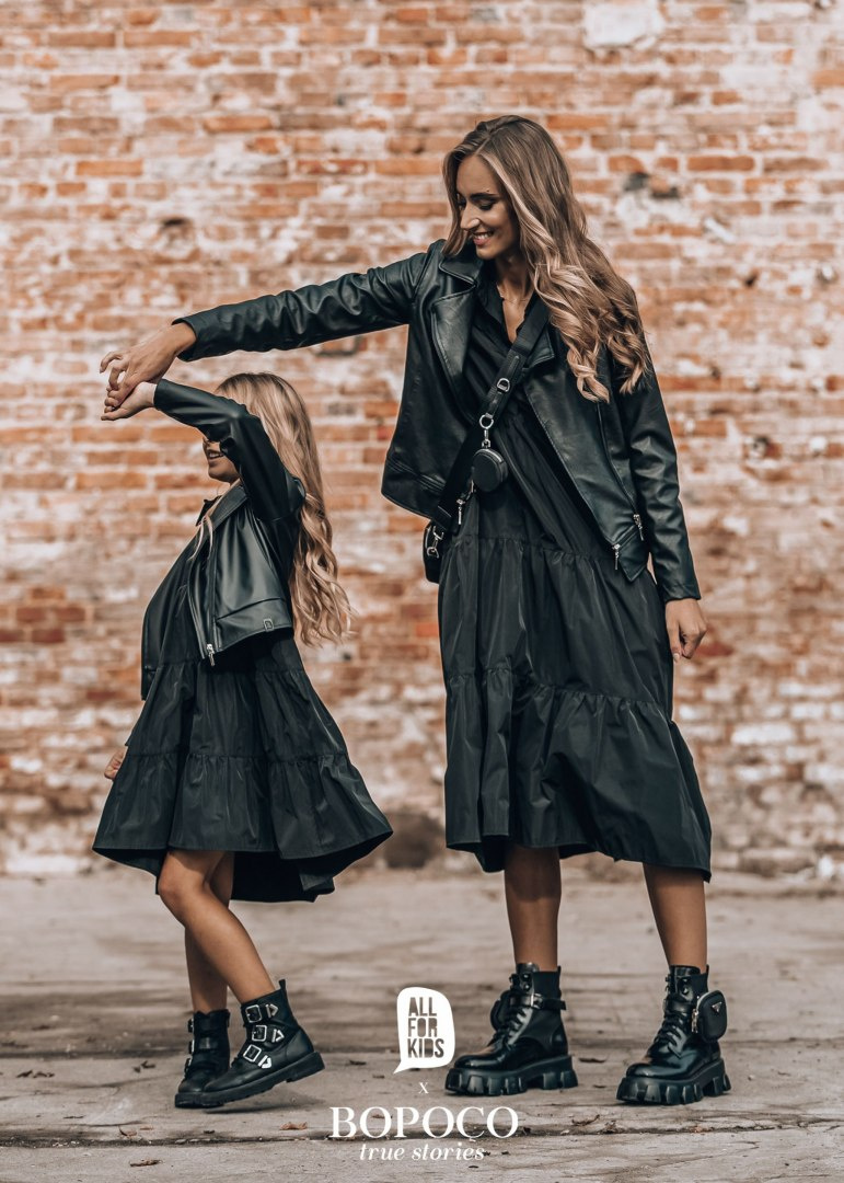 Eco leather jacket/Ramonese with asymmetric zipper - mom Eco leather jacket/Ramonese with asymmetric zipper - mom