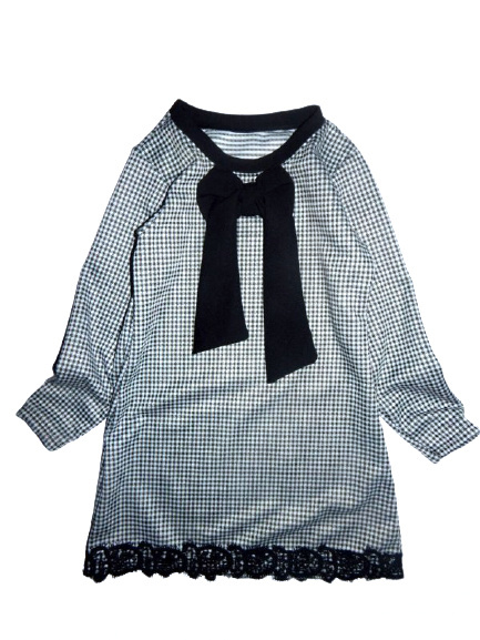 Ceremonial dress and with a bow on the front of the Ceremonial dress and with a bow on the front of the