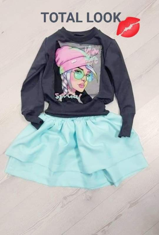 Pastel skirt two layers-powder pink Pastel skirt two layers-powder pink