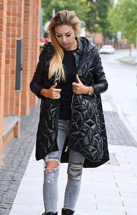 Voga VP quilted vest/sleeveless with tape and locks Voga VP quilted vest/sleeveless with tape and locks