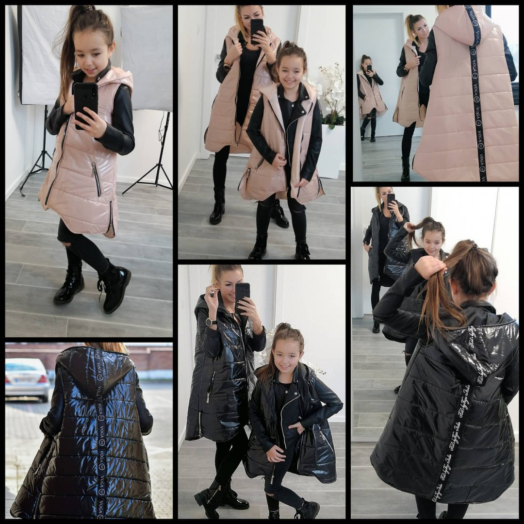 Voga VP quilted vest/sleeveless with tape and locks Voga VP quilted vest/sleeveless with tape and locks