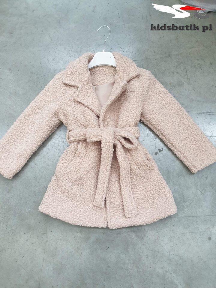 Transitional coat with buckli - sheepskin autumn/spring beige Transitional coat with buckli - sheepskin autumn/spring beige