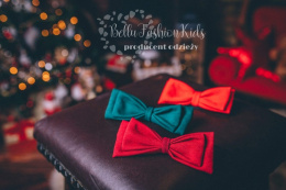 Christmas fly - red bow tie for son