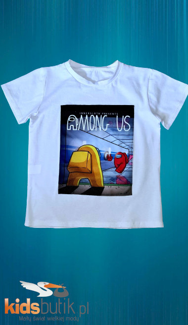 Tshirt, AMONG US T-shirt - white Tshirt, AMONG US T-shirt - white