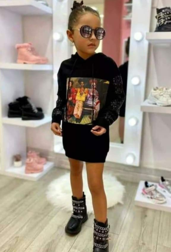 FASHION tunic with sequin sleeves FASHION tunic with sequin sleeves