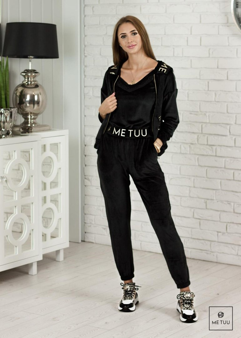 METUU velour tracksuit with tapes METUU velour tracksuit with tapes