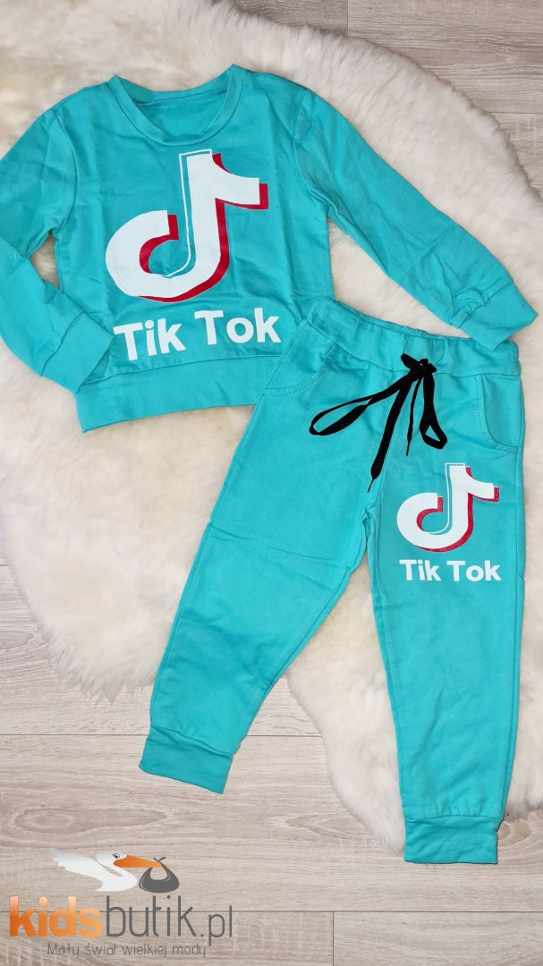 TIK TOK tracksuit set with trousers - mint TIK TOK tracksuit set with trousers - mint