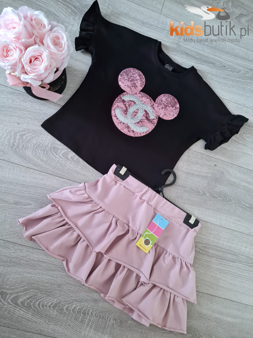 Chanelka sequin blouse Mickey Mouse - black Chanelka sequin blouse Mickey Mouse - black