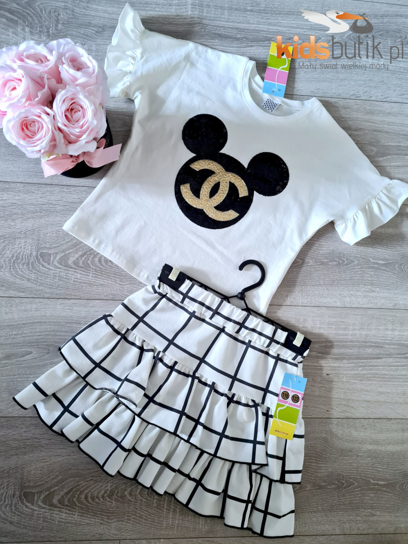 Chanelka sequin blouse Mickey Mouse - ecru Chanelka sequin blouse Mickey Mouse - ecru