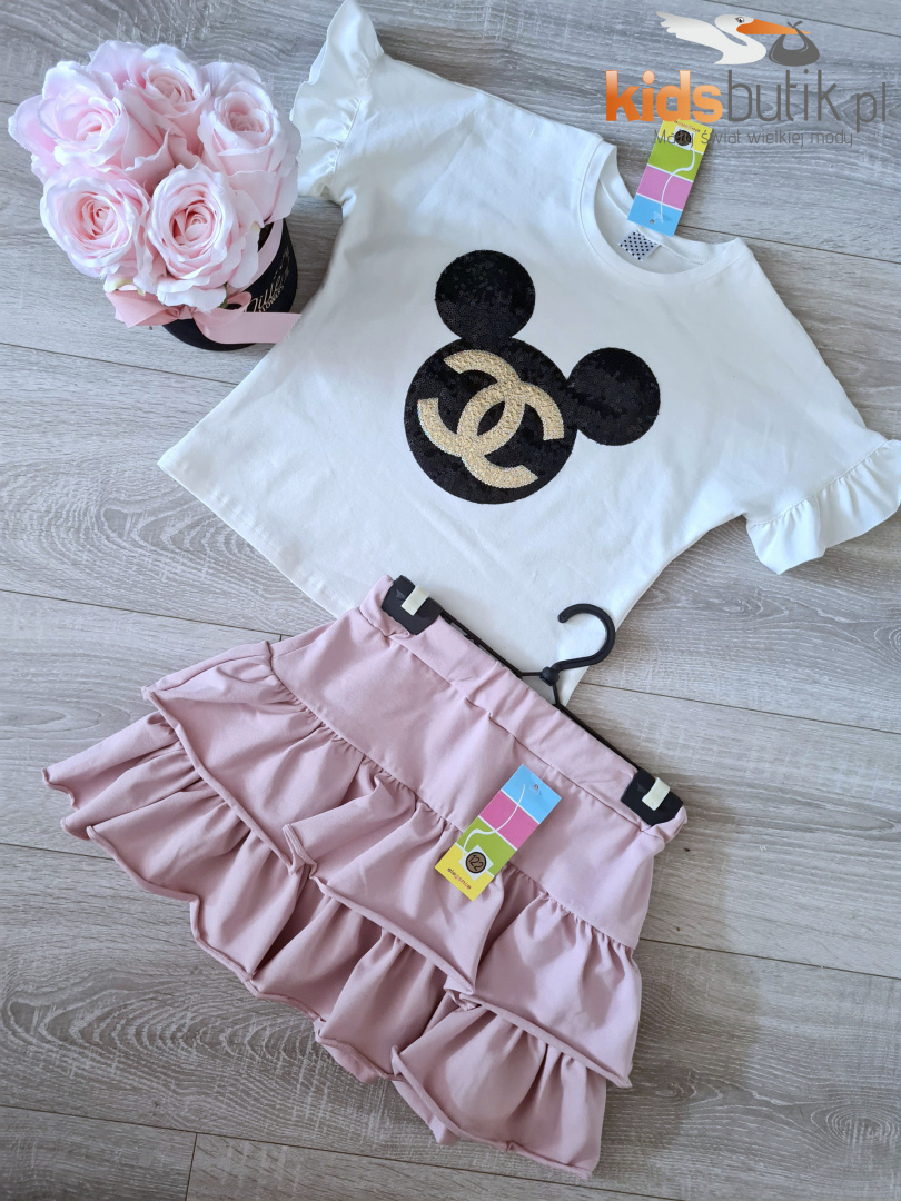 Chanelka sequin blouse Mickey Mouse - ecru Chanelka sequin blouse Mickey Mouse - ecru