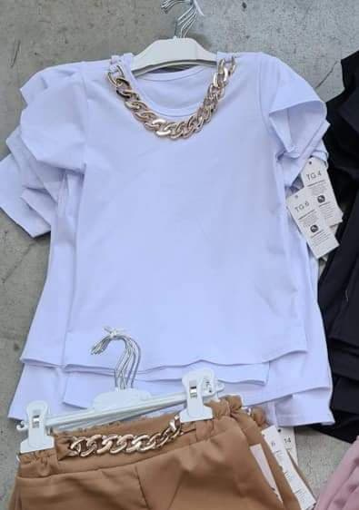 GOLDEN CHAIN blouse - white GOLDEN CHAIN blouse - white