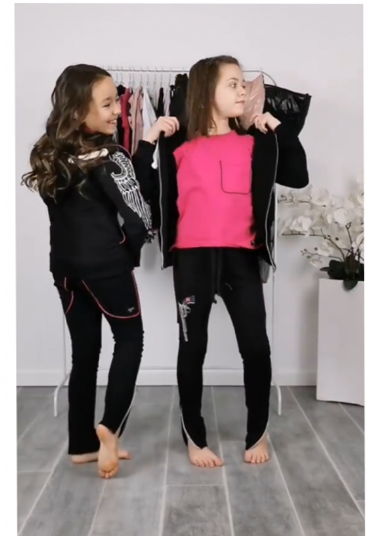 Black WING tracksuit Black WING tracksuit