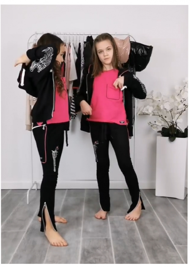 Black WING tracksuit Black WING tracksuit