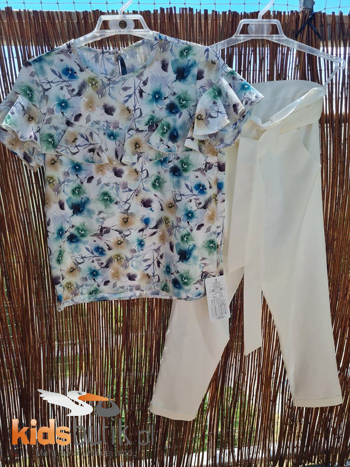 Elegant set COLORFUL DANDELION: blouse and pants Elegant set COLORFUL DANDELION: blouse and pants