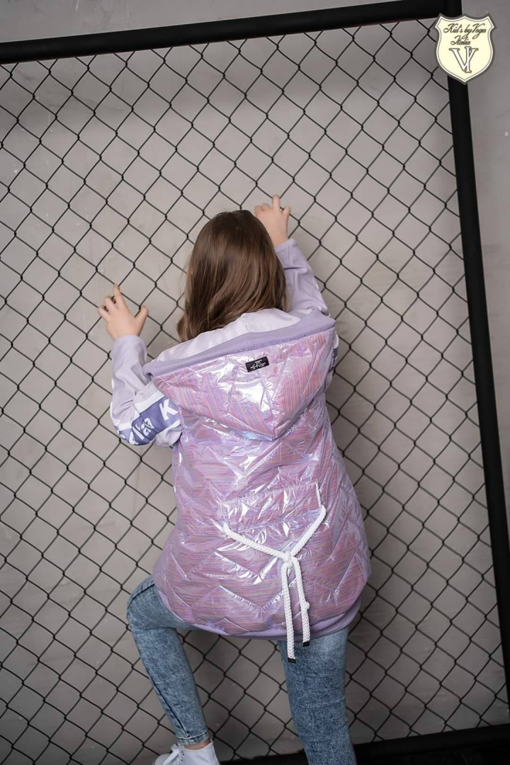Metallic violet vest Metallic violet vest