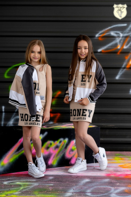 Set of 3in1 HONEY bomber, skirt and top