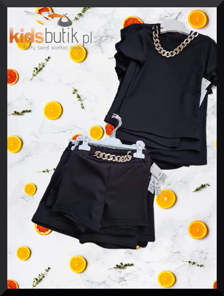Short shorts / shorts GOLD CHAIN - black Short shorts / shorts GOLD CHAIN - black