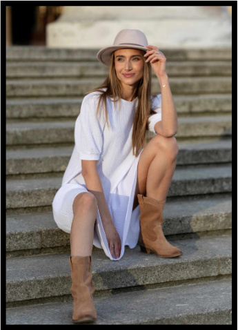 Muslin dress from the collection mom and daughter for mom - white Muslin dress from the collection mom and daughter for mom - white