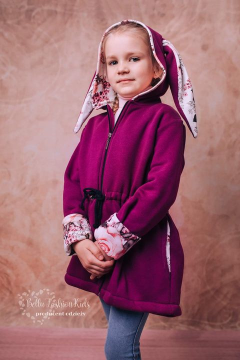 RABBIT PARKA coat - heather RABBIT PARKA coat - heather