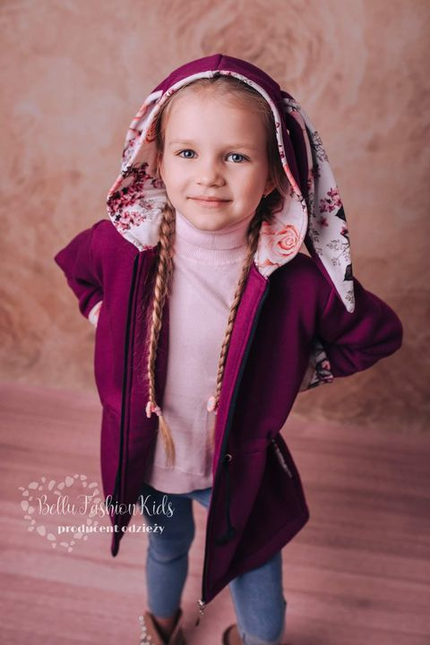 RABBIT PARKA coat - heather RABBIT PARKA coat - heather