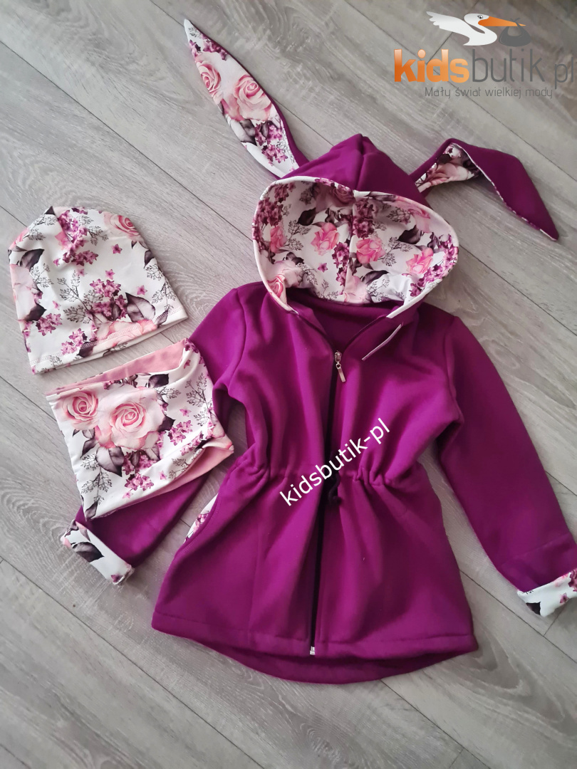 RABBIT PARKA coat - heather RABBIT PARKA coat - heather