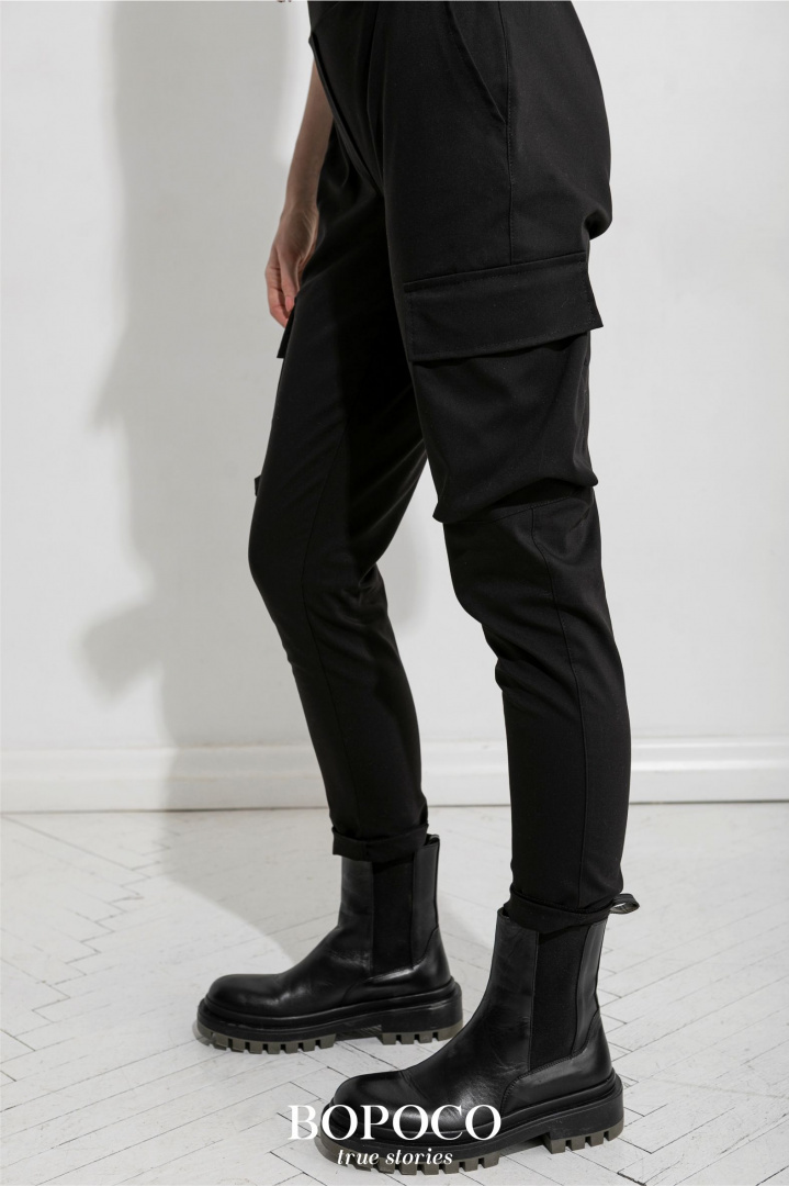 Militia pants with pockets - classic black Militia pants with pockets - classic black