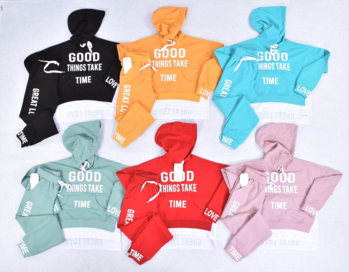 GOOD THINGS TAKE TIME tracksuit set - red GOOD THINGS TAKE TIME tracksuit set - red
