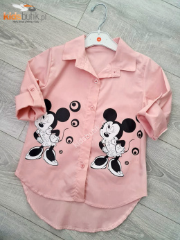 Minnie Myckey Mickey Mouse Shirt - pink powder