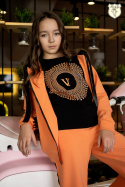 Logowany dres VOGA orange