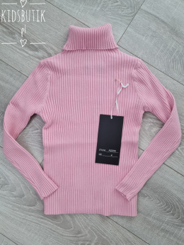 Striped sweater turtleneck - pink