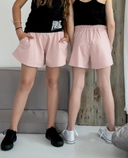 Wide shorts/shorts Voga - pastel pink