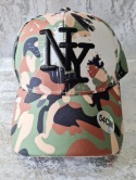Czapka z daszkiem i regulacją NY Military Moro - khaki, brąz