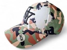 Czapka z daszkiem i regulacją NY Military Moro - khaki, brąz
