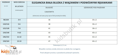 Elegancka biała bluzka z wiązaniem i podwójnymi rękawkami z koronkowymi serduszkami Elegancka biała bluzka z wiązaniem i podwójnymi rękawkami z koronkowymi serduszkami