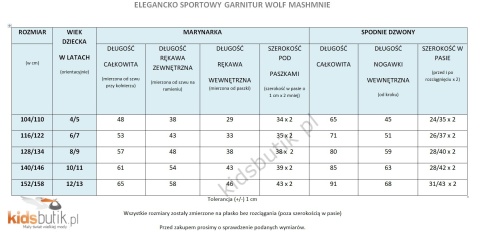 Elegancko sportowy czarny garnitur WOLF mashMNIE Elegancko sportowy czarny garnitur WOLF mashMNIE