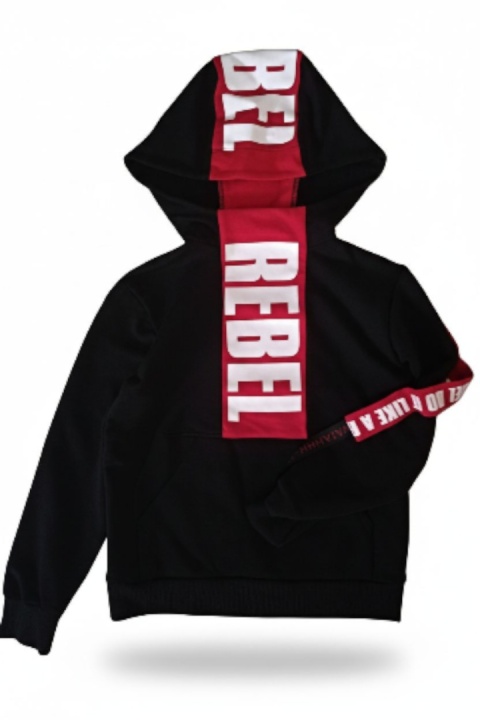Bluza MATI REBEL z kapturem black