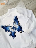 Bluza Motyl z perełkami i tiulowymi skrzydełkami