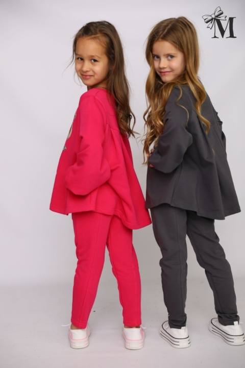 Dres KRÓLICZKA z cyrkoniami Turban na głowę GRATIS! - grafit