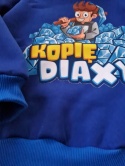 Gruba, ocieplana bluza z kapturem Wojanek Kopie Diaxy - kobalt